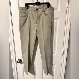 Tommy Bahama Boracay 5-Pocket Pants, Tea Leaf Khaki, 38x30, EUC